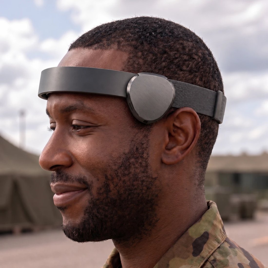 A service member wearing OAK
